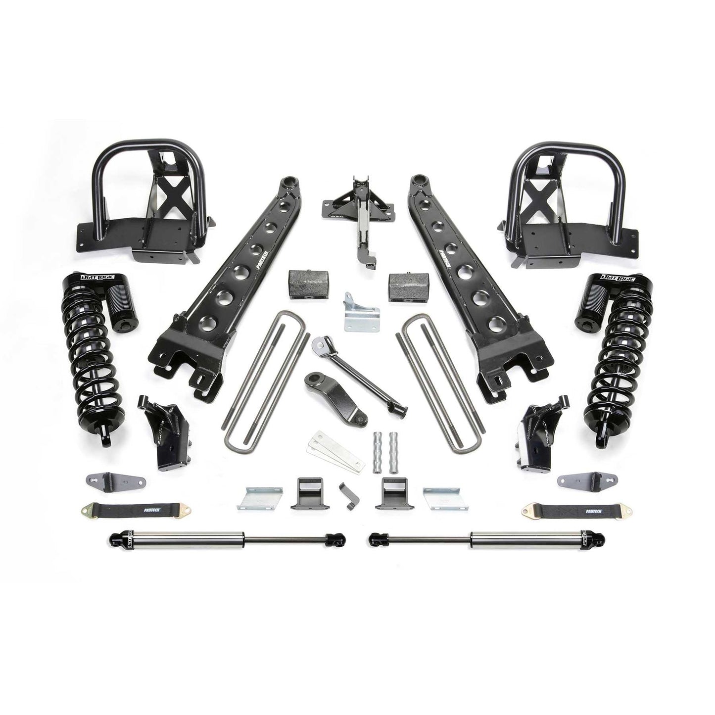 Fabtech 4" Radius Arm System w/ DLSS 4.0 Coilover & Rear DLSS | Ford F250 4WD (11-16) (K2204DL)