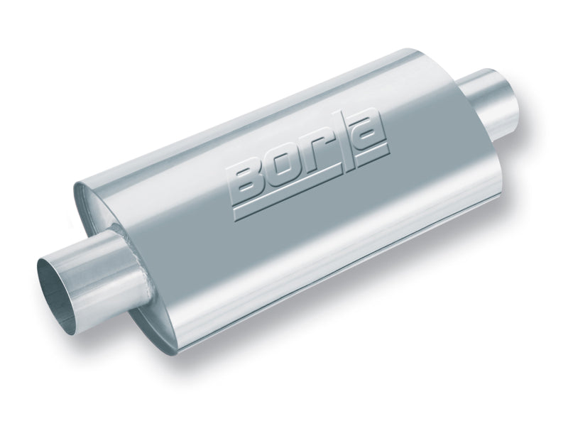 Borla XR-1 Sportsman Muffler | Oval 2.5in In/Out 16in Case (40942)
