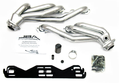 JBA Headers 1830SJS 1.5" SS Shorty Headers Ceramic for 86-95 GM Truck 5.0L/5.7L
