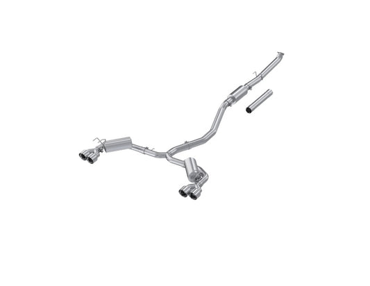 MBRP 3in Dual Split Rear Cat-Back Exhaust | Honda Civic / Sport Touring 1.5L (22-24) (S4906AL)