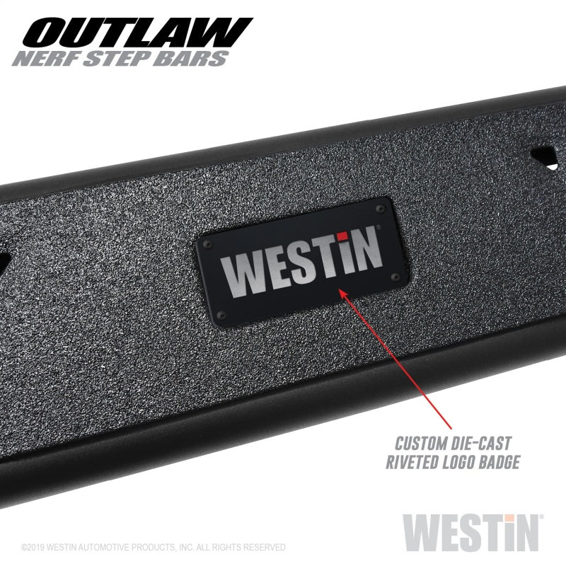 Westin 58-53565 Outlaw Nerf Step Bar For 2011-2018 Ram 1500 Crew Cab Pickup