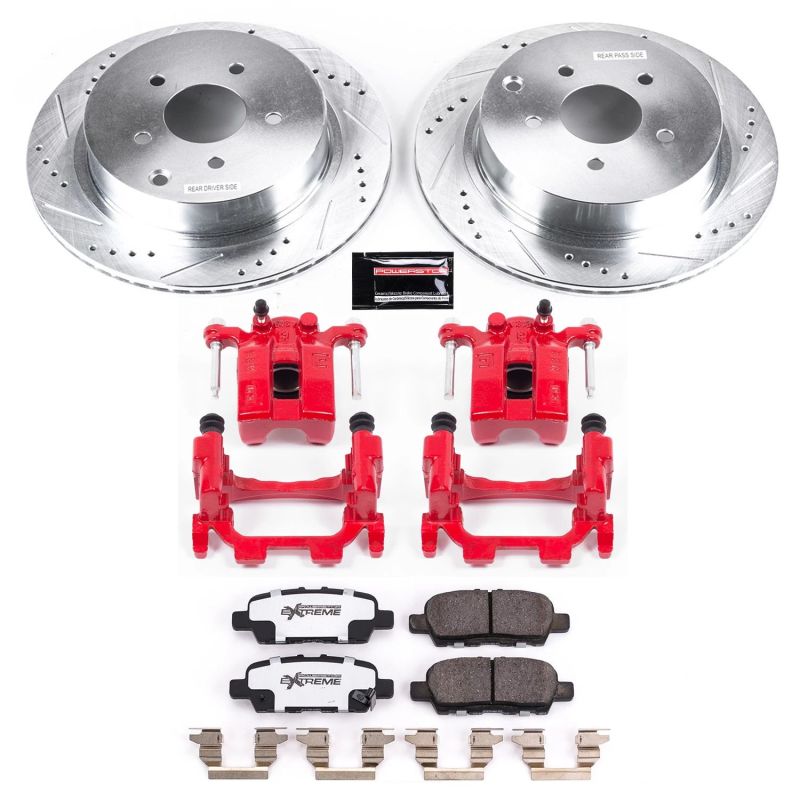 PowerStop Z26 Street Kit w/Cals | Infiniti Q50/Q60 (14-24) (KC8006/KC6944/KC8021-26)