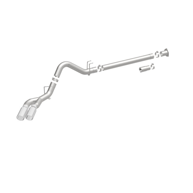 MagnaFlow 08-17 Ford F-250/350/450 4.6/6.7L DPF-Back SS 4in Dual Rear Exit | Ford Super Duty (17873)