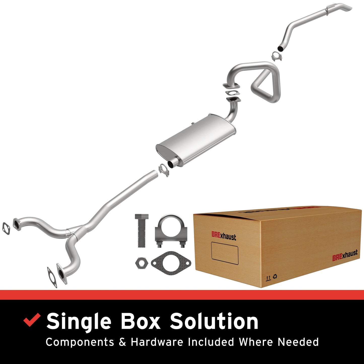 BRExhaust Direct-Fit Replacement Exhaust System 106-0532