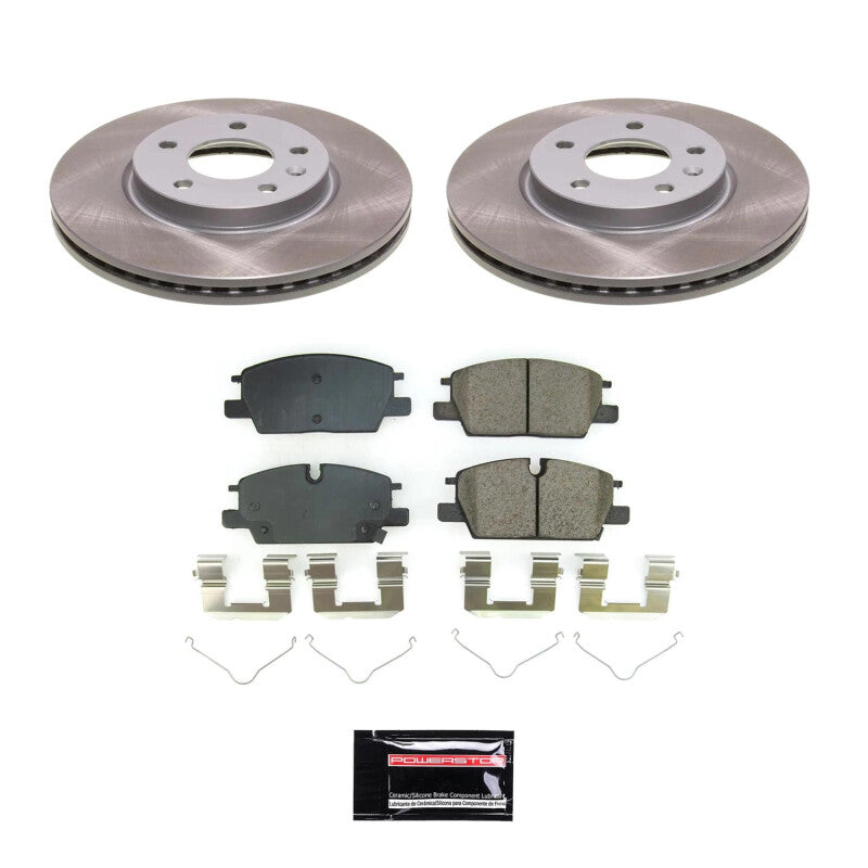 PowerStop 2022 GMC Terrain Front Semi-Coated Rotor Kit (SC8738)