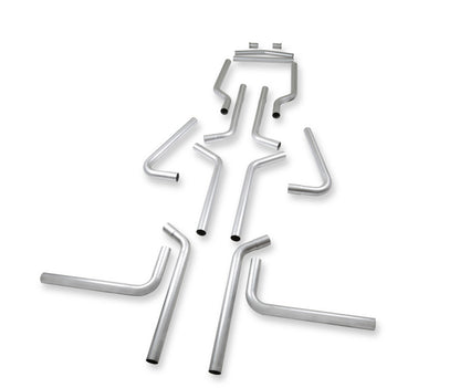 Flowmaster U-Fit 2.50 in. Aluminized Steel Dual Kit For Universal (15936)