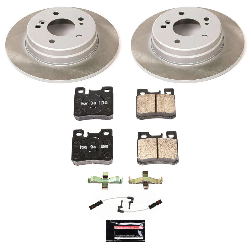 PowerStop 98-00 Mercedes-Benz SLK230 Rear Semi-Coated Rotor Kit (SC4948)