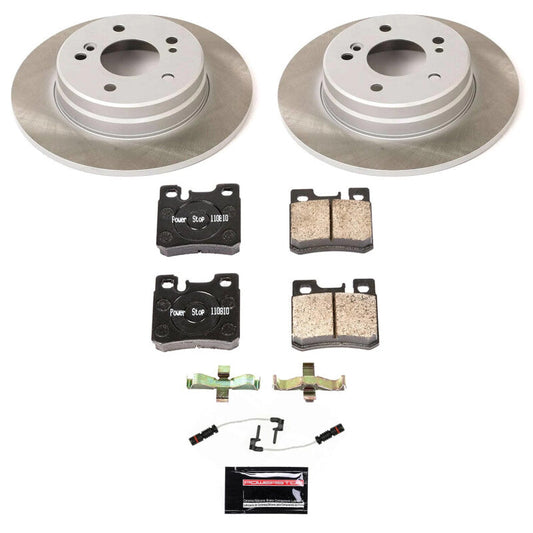 PowerStop 98-00 Mercedes-Benz SLK230 Rear Semi-Coated Rotor Kit (SC4948)