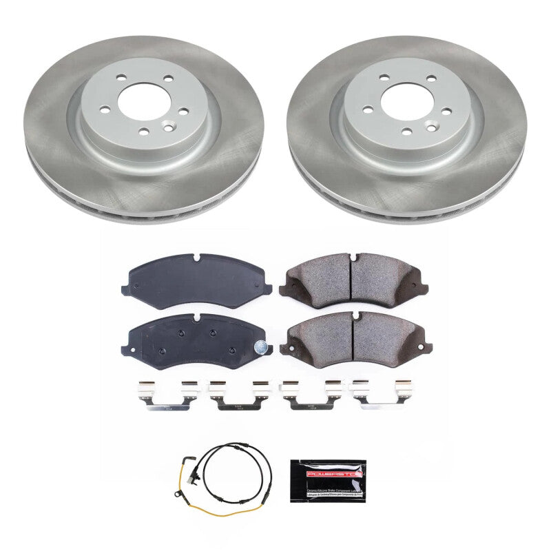 PowerStop 14-17 Land Rover Range Rover Sport Front Semi-Coated Rotor Kit (SC7079)