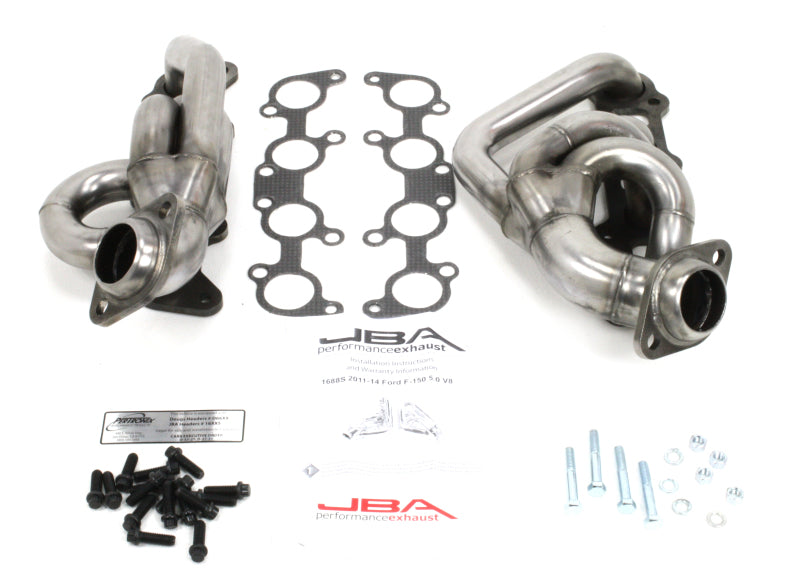 JBA 1-5/8in Raw SS Header | Ford F-150 09-14 (1688S)