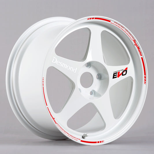 Desmond Regamaster EVO II 18x9.5 +30 5x114.3 Gloss White (SET)