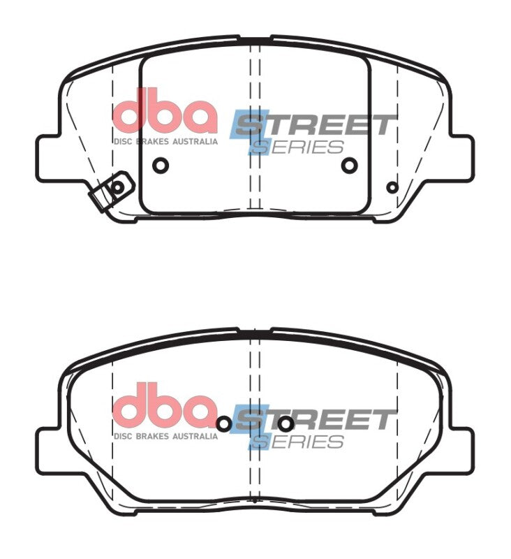 DBA Front Street Series Brake Pads | Hyundai Veloster Turbocharged (12-15) (DB2270SS)