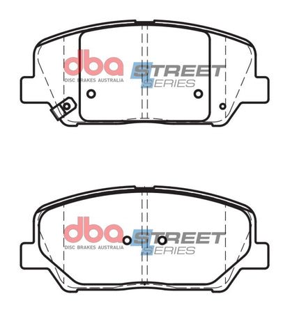 DBA Front Street Series Brake Pads | Hyundai Veloster Turbocharged (12-15) (DB2270SS)