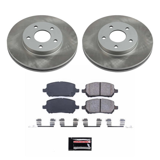 PowerStop 07-10 Pontiac G5 Front Semi-Coated Rotor Kit (SC2983)