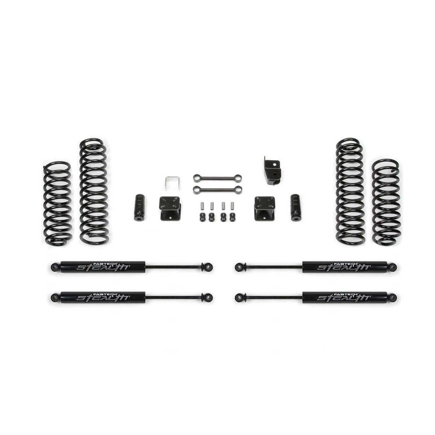 Fabtech 3in Sport System w/ Stealth Shocks | Jeep JK 4-Door 4WD (07-18) (K4048M)