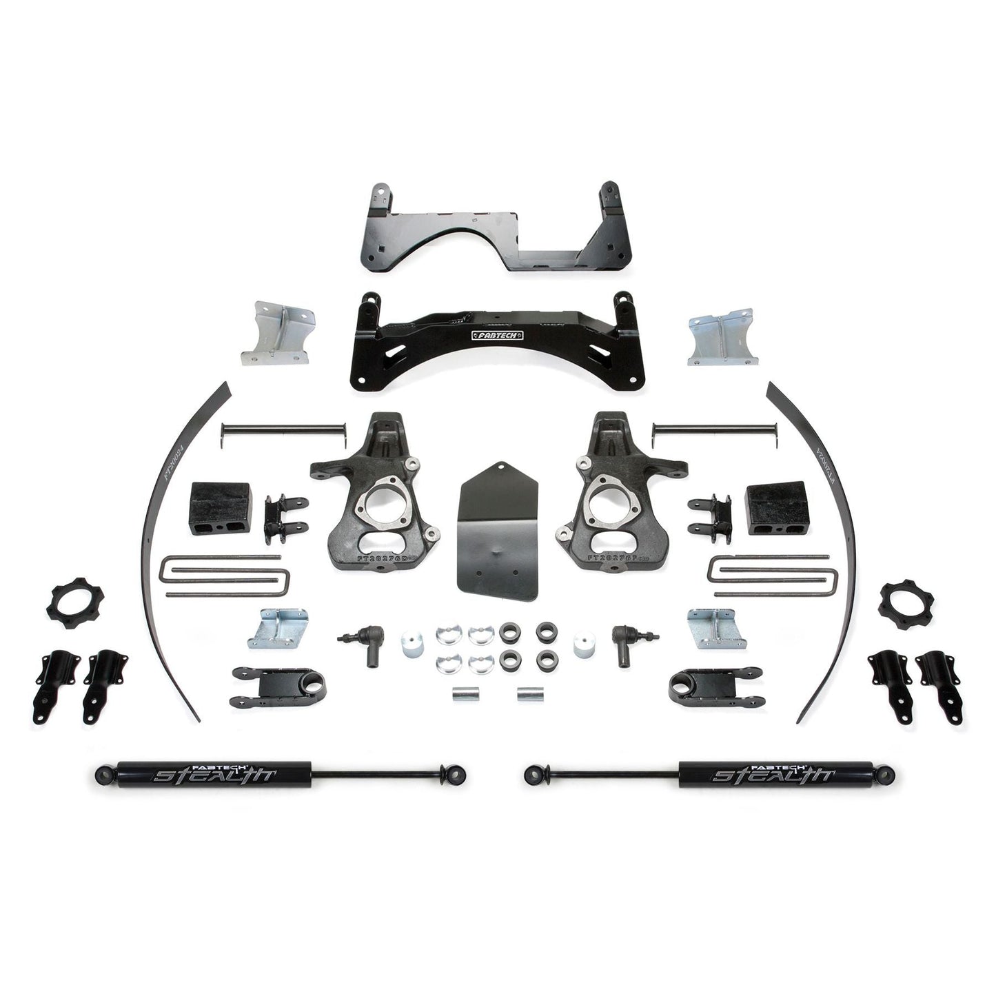 Fabtech 6" Basic Suspension System w/ Stealth Upper Control Arms | GM K1500 Pickup (14-18) (K1068M)