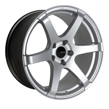 Enkei T6S Matte Silver | 18x8" +32mm | 5x120mm Wheel