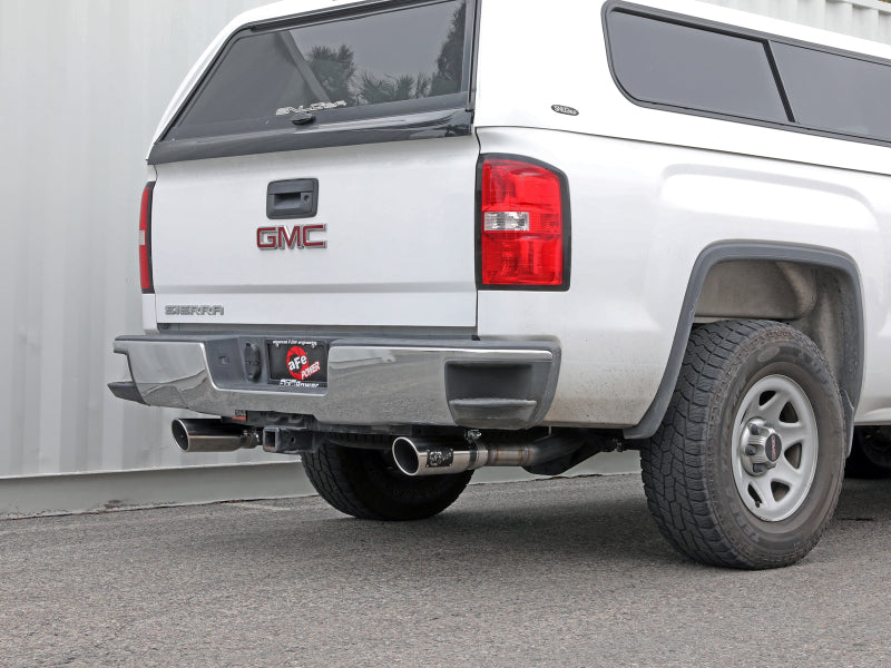 aFe Apollo GT Series Cat-Back Exhaust | GM Trucks (09-18) V6-4.3L / V8-4.8 / 5.3L Dual Rear Exit Polish Tips (49-44135-P)