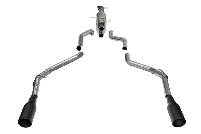 Corsa 19+ Ram 1500 5.7L HEMI 3in Catback | 5.0in Dual Tips (21435BPC)