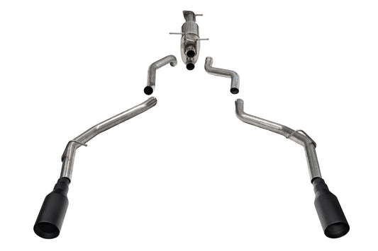 Corsa 19+ Ram 1500 5.7L HEMI 3in Catback | 5.0in Dual Tips (21435BPC)