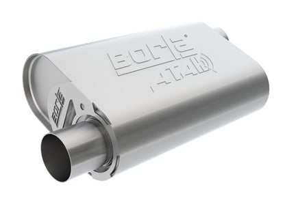 Borla CrateMuffler SBF 289/302/FE BB ATAK 2.25in Offset 14x4.35x9in Oval (400829)