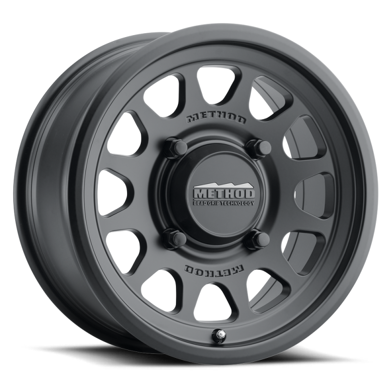 (set of 4) Method MR414 UTV Bead Grip Matte Black | 15x7" +13mm | 4x156mm Wheel