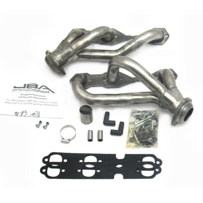 JBA 88-95 & 02-03 GM S-Truck 4.3L V6 Cat4Ward Header | Chevy/GMC S10/Blazer, Jimmy, Sonoma (1840S-3)
