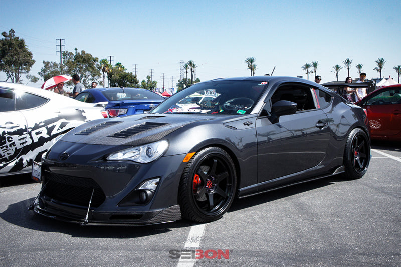 Seibon 12-13 BRZ/FRS VT Style Carbon Fiber Hood | Subaru BRZ / FRS (12-13) (HD1213SCNFRS-VT)
