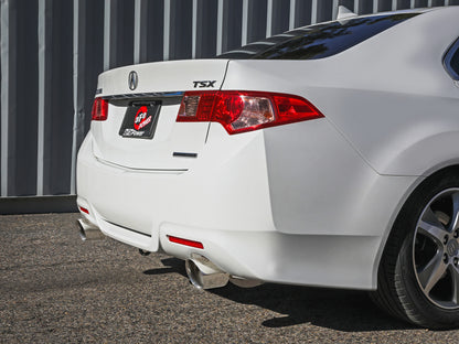 aFe 2-1/4in to 2-1/2in Cat-Back Exhaust System | Acura TSX (09-14) w/ Polished Tips (49-36629-P)