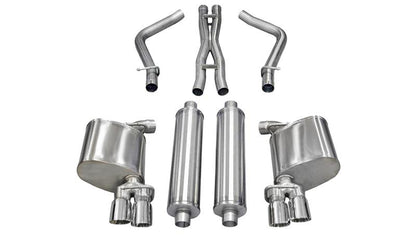Corsa 2011-2013 Dodge Charger R/T 5.7L V8 Polished Sport Cat-Back Exhaust