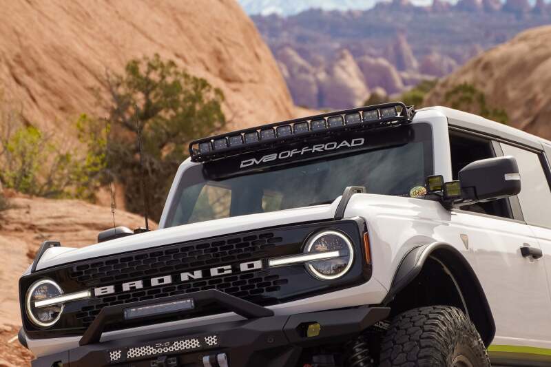 DV8 21+ Ford Bronco Curved Light Bracket for 12 3in. Pod Lights