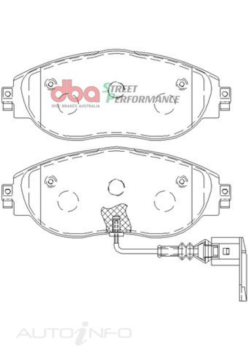 DBA SP Performance Front Brake Pads | Volkswagen Golf R (MK7) (13-21) (DB8849SP)