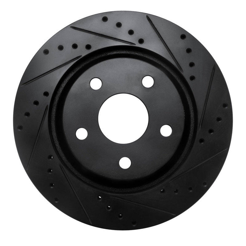 DFC D&S Black Brake Rotor (FRONT RIGHT): Jeep Wrangler (12-18)
