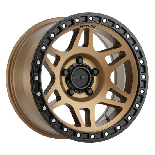 Method MR312 Bronze - Matte Black Lip | 17x8.5" +0mm | 5x150mm Wheel