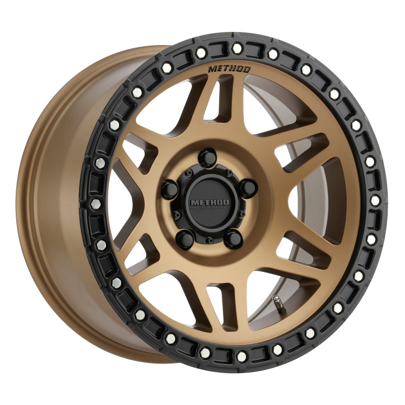 Method MR312 Bronze - Matte Black Lip | 17x9" -12mm | 5x5mm Wheel