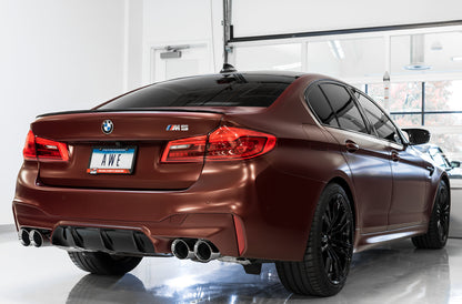 AWE Tuning AWE SwitchPath Axle-back Exhaust for BMW F90 M5 - Diamond Black Tips - 3025-43065