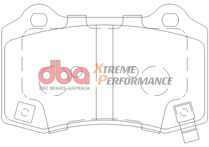 DBA XP650 Rear Brake Pads | Chevrolet Camaro SS (2010) (DB2260XP)