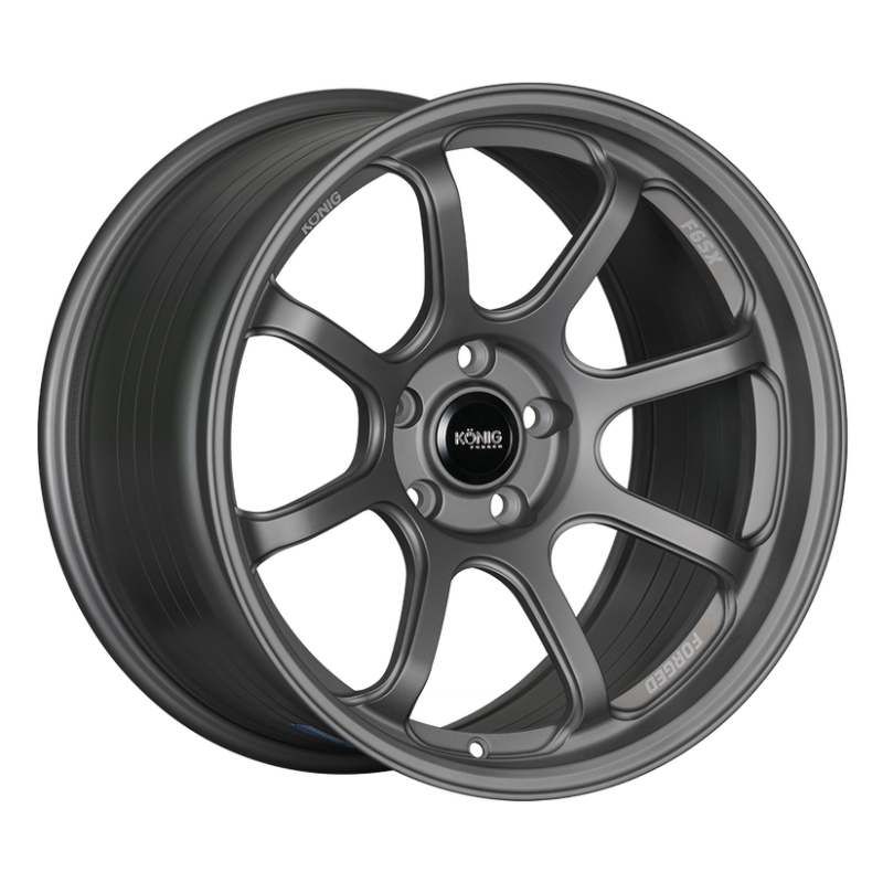 Konig F6SX Satin Grey | 18x11" +40mm | 5x112mm Wheel