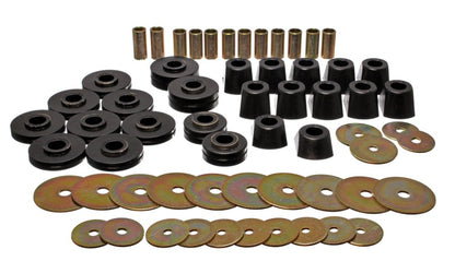 Energy Suspension Body Cab Mount Set Black (3.4110G) for 67-95 Chevy K5 Blazer