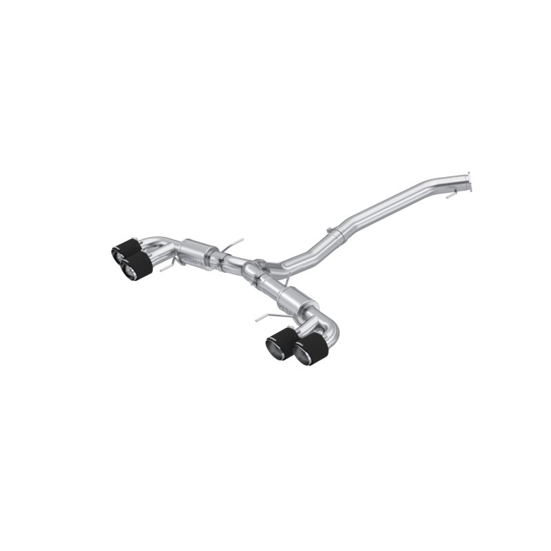 MBRP 3.5in Cat-Back Dual Split Rear Carbon Tips | Nissan GTR (09-23) (S44073CF)