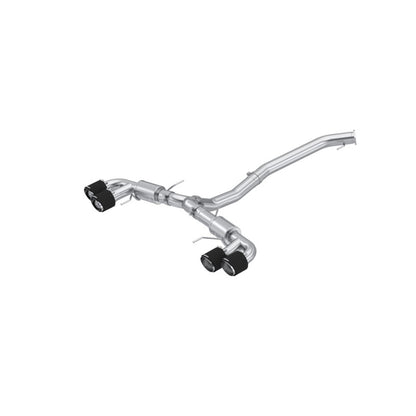 MBRP 3.5in Cat-Back Dual Split Rear Carbon Tips | Nissan GTR (09-23) (S44073CF)
