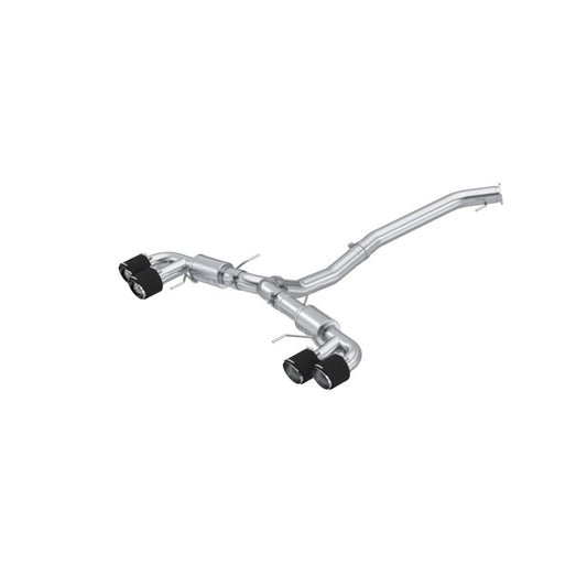 MBRP 3.5in Cat-Back Dual Split Rear Carbon Tips | Nissan GTR (09-23) (S44073CF)