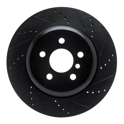 R1 17-25 BMW 530I Left Rear D&S Black Brake Rotor (ECB-31170D)