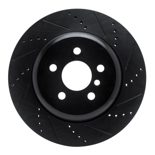 R1 17-25 BMW 530I Left Rear D&S Black Brake Rotor (ECB-31170D)