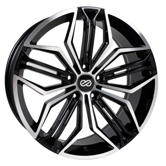 Enkei CUV Black Machined | 20x8" +30mm | 5x110mm Wheel