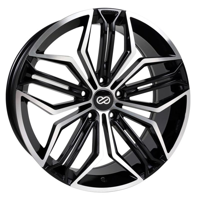 Enkei CUV Black Machined | 17x7.5" +45mm | 5x108mm Wheel