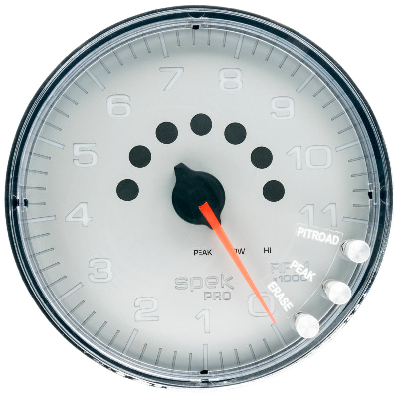 Autometer Spek-Pro 5" Tachometer W/Shift Light 11K RPM