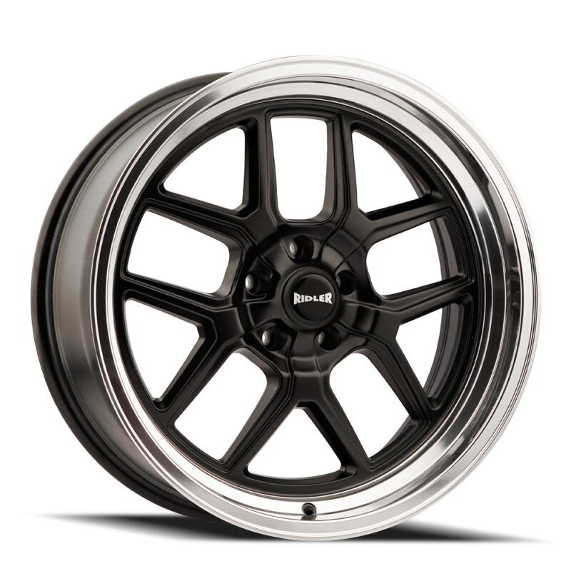 (set of 4) Ridler Wheels 610 Matte Black Polished | 20x10" +0mm | 5x120.65mm Wheels