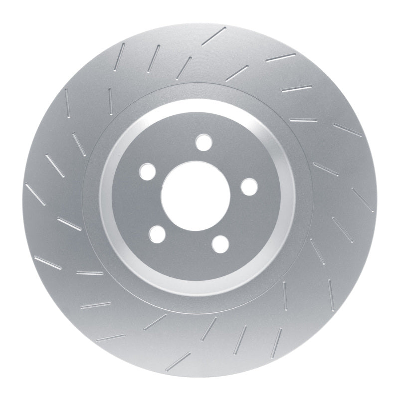 DFC Slotted Hi-Carbon Alloy Geomet Rotor (FRONT): Dodge Challenger (15-20)