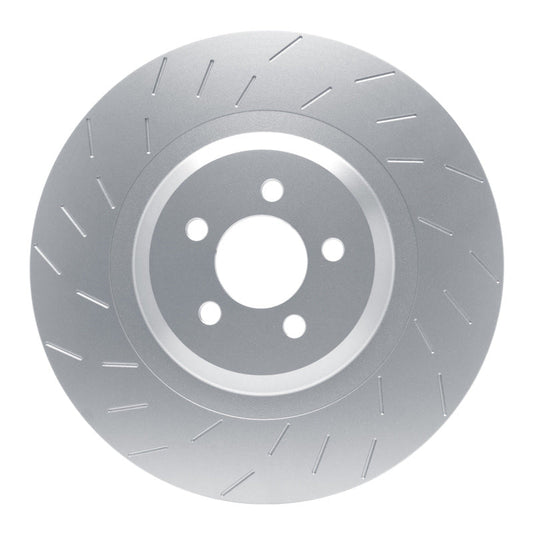 DFC Slotted Hi-Carbon Alloy Geomet Rotor (FRONT): Dodge Challenger (15-20)